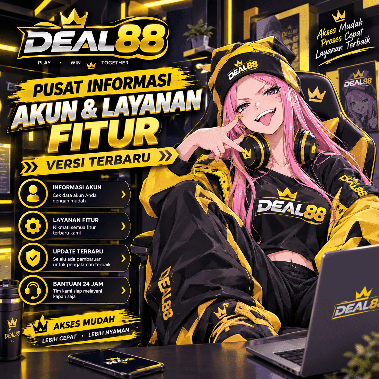 Cashback DEAL88 mingguan