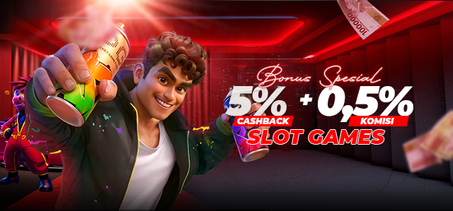 BIG777 Bonus Spesial Slot Games Cashback 5% Komisi 0.5%